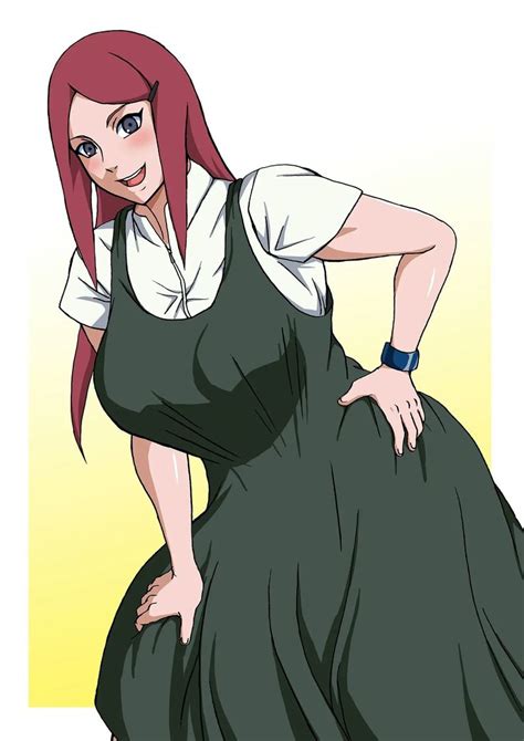 Kneeling formally, in seiza, she gingerly bowed as low as her baby bump would allow her. . Kushina naked